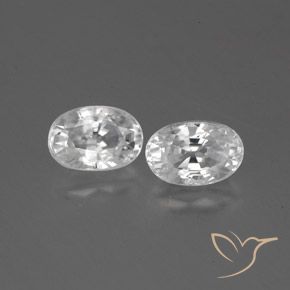 Shop natural 1.70ct ホワイト ジルコン gems, 楕円形, from カンボジア at GemSelect. In stock, global shipping!
