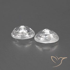 Shop natural 1.70ct ホワイト ジルコン gems, 楕円形, from カンボジア at GemSelect. In stock, global shipping!