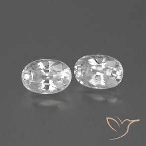 Shop natural 1.82ct ホワイト ジルコン gems, 楕円形, from カンボジア at GemSelect. In stock, global shipping!