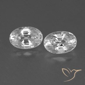 Shop natural 1.67ct ホワイト ジルコン gems, 楕円形, from カンボジア at GemSelect. In stock, global shipping!