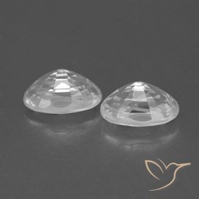 Shop natural 1.67ct ホワイト ジルコン gems, 楕円形, from カンボジア at GemSelect. In stock, global shipping!