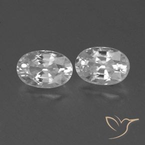 Shop natural 1.67ct ホワイト ジルコン gems, 楕円形, from カンボジア at GemSelect. In stock, global shipping!