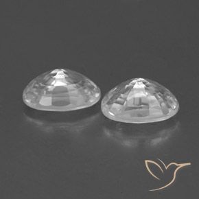 Shop natural 1.67ct ホワイト ジルコン gems, 楕円形, from カンボジア at GemSelect. In stock, global shipping!