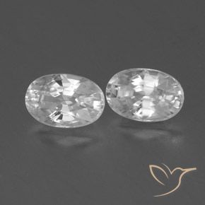 Shop natural 1.71ct ホワイト ジルコン gems, 楕円形, from カンボジア at GemSelect. In stock, global shipping!