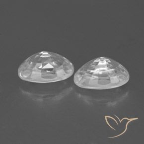 Shop natural 1.71ct ホワイト ジルコン gems, 楕円形, from カンボジア at GemSelect. In stock, global shipping!