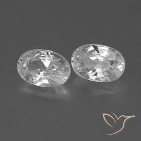 Shop natural 1.69ct ホワイト ジルコン gems, 楕円形, from カンボジア at GemSelect. In stock, global shipping!