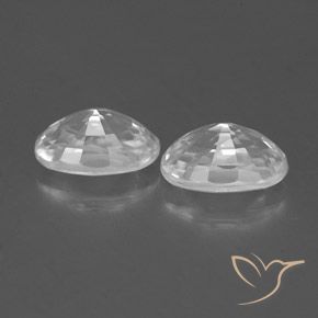 Shop natural 1.69ct ホワイト ジルコン gems, 楕円形, from カンボジア at GemSelect. In stock, global shipping!