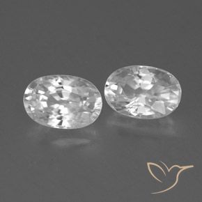 Shop natural 1.65ct ホワイト ジルコン gems, 楕円形, from カンボジア at GemSelect. In stock, global shipping!