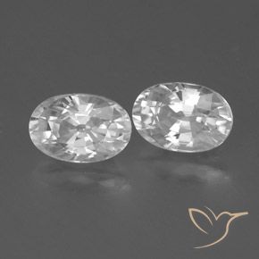 Shop natural 1.78ct ホワイト ジルコン gems, 楕円形, from カンボジア at GemSelect. In stock, global shipping!