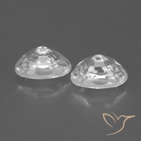 Shop natural 1.78ct ホワイト ジルコン gems, 楕円形, from カンボジア at GemSelect. In stock, global shipping!