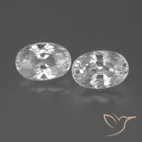 Shop natural 1.82ct ホワイト ジルコン gems, 楕円形, from カンボジア at GemSelect. In stock, global shipping!