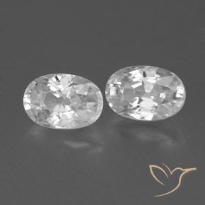 Shop natural 1.82ct ホワイト ジルコン gems, 楕円形, from カンボジア at GemSelect. In stock, global shipping!