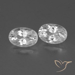 Shop natural 1.69ct ホワイト ジルコン gems, 楕円形, from カンボジア at GemSelect. In stock, global shipping!