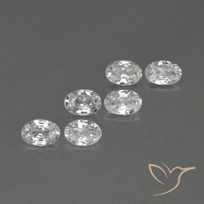 Shop natural 4.01ct ホワイト ジルコン gems, 楕円形, from カンボジア at GemSelect. In stock, global shipping!