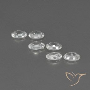 Shop natural 4.01ct ホワイト ジルコン gems, 楕円形, from カンボジア at GemSelect. In stock, global shipping!