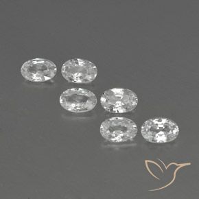 Shop natural 4.12ct ホワイト ジルコン gems, 楕円形, from カンボジア at GemSelect. In stock, global shipping!