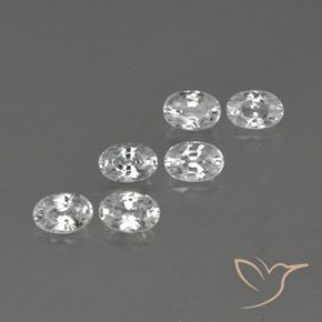Shop natural 4.62ct ホワイト ジルコン gems, 楕円形, from カンボジア at GemSelect. In stock, global shipping!