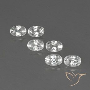 Shop natural 5.25ct ホワイト ジルコン gems, 楕円形, from カンボジア at GemSelect. In stock, global shipping!
