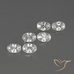 Shop natural 4.97ct ホワイト ジルコン gems, 楕円形, from カンボジア at GemSelect. In stock, global shipping!
