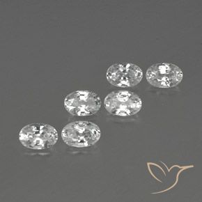 Shop natural 4.61ct ホワイト ジルコン gems, 楕円形, from カンボジア at GemSelect. In stock, global shipping!