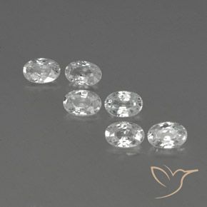 Shop natural 4.34ct ホワイト ジルコン gems, 楕円形, from カンボジア at GemSelect. In stock, global shipping!
