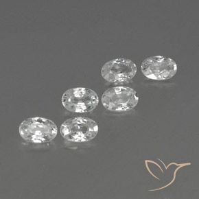 Shop natural 4.34ct ホワイト ジルコン gems, 楕円形, from カンボジア at GemSelect. In stock, global shipping!