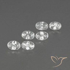 Shop natural 5.12ct ホワイト ジルコン gems, 楕円形, from カンボジア at GemSelect. In stock, global shipping!