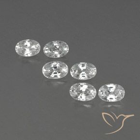 Shop natural 4.98ct ホワイト ジルコン gems, 楕円形, from カンボジア at GemSelect. In stock, global shipping!