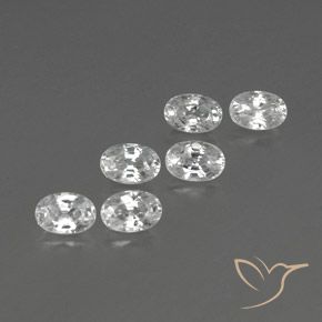 Shop natural 4.98ct ホワイト ジルコン gems, 楕円形, from カンボジア at GemSelect. In stock, global shipping!