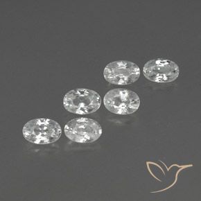 Shop natural 4.66ct ホワイト ジルコン gems, 楕円形, from カンボジア at GemSelect. In stock, global shipping!