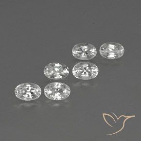Shop natural 4.72ct ホワイト ジルコン gems, 楕円形, from カンボジア at GemSelect. In stock, global shipping!