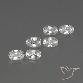 Shop natural 4.64ct ホワイト ジルコン gems, 楕円形, from カンボジア at GemSelect. In stock, global shipping!
