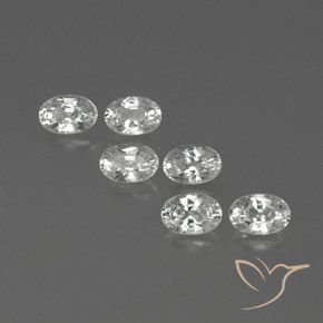 Shop natural 4.67ct ホワイト ジルコン gems, 楕円形, from カンボジア at GemSelect. In stock, global shipping!