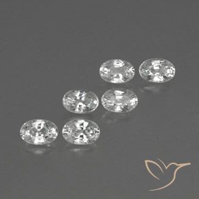 Shop natural 4.67ct ホワイト ジルコン gems, 楕円形, from カンボジア at GemSelect. In stock, global shipping!