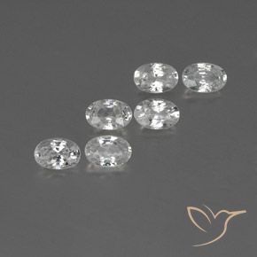 Shop natural 4.14ct ホワイト ジルコン gems, 楕円形, from カンボジア at GemSelect. In stock, global shipping!
