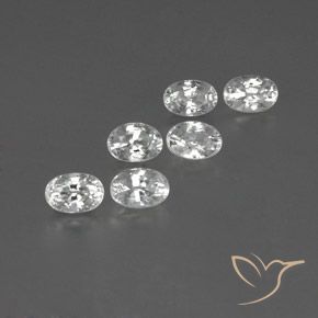 Shop natural 4.69ct ホワイト ジルコン gems, 楕円形, from カンボジア at GemSelect. In stock, global shipping!