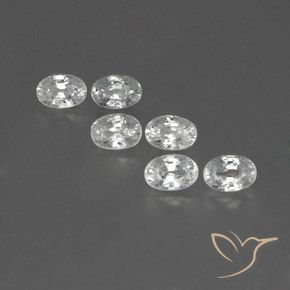 Shop natural 5.02ct ホワイト ジルコン gems, 楕円形, from カンボジア at GemSelect. In stock, global shipping!