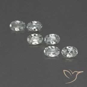 Shop natural 4.13ct ホワイト ジルコン gems, 楕円形, from カンボジア at GemSelect. In stock, global shipping!