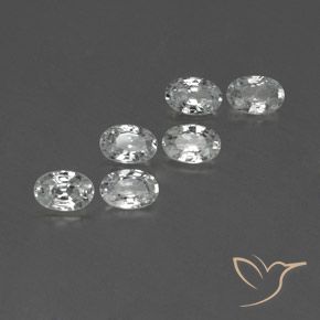 Shop natural 4.13ct ホワイト ジルコン gems, 楕円形, from カンボジア at GemSelect. In stock, global shipping!