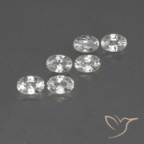 Shop natural 4.79ct ホワイト ジルコン gems, 楕円形, from カンボジア at GemSelect. In stock, global shipping!
