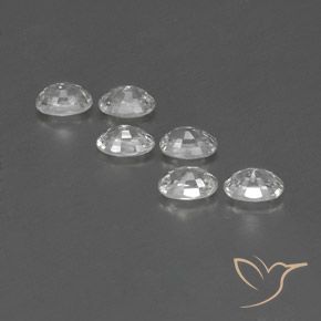 Shop natural 4.79ct ホワイト ジルコン gems, 楕円形, from カンボジア at GemSelect. In stock, global shipping!