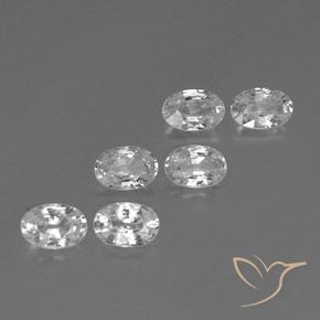 Shop natural 4.37ct ホワイト ジルコン gems, 楕円形, from カンボジア at GemSelect. In stock, global shipping!