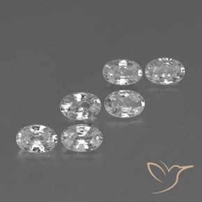 Shop natural 4.15ct ホワイト ジルコン gems, 楕円形, from カンボジア at GemSelect. In stock, global shipping!