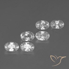 Shop natural 4.66ct ホワイト ジルコン gems, 楕円形, from カンボジア at GemSelect. In stock, global shipping!
