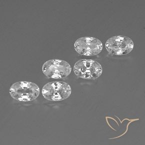 Shop natural 4.64ct ホワイト ジルコン gems, 楕円形, from カンボジア at GemSelect. In stock, global shipping!