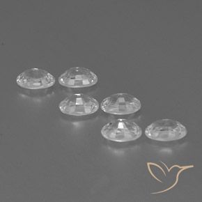 Shop natural 4.64ct ホワイト ジルコン gems, 楕円形, from カンボジア at GemSelect. In stock, global shipping!