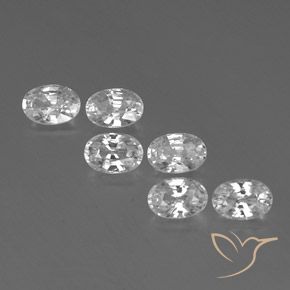 Shop natural 4.71ct ホワイト ジルコン gems, 楕円形, from カンボジア at GemSelect. In stock, global shipping!