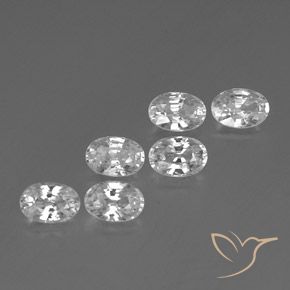 Shop natural 4.71ct ホワイト ジルコン gems, 楕円形, from カンボジア at GemSelect. In stock, global shipping!