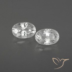 Shop natural 1.66ct ホワイト ジルコン gems, 楕円形, from カンボジア at GemSelect. In stock, global shipping!