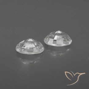 Shop natural 1.66ct ホワイト ジルコン gems, 楕円形, from カンボジア at GemSelect. In stock, global shipping!